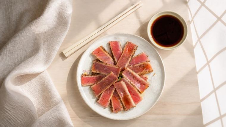 Black Pepper Tuna at Sushi Heaven