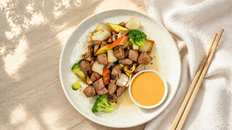 Hibachi Steak at Sushi Heaven