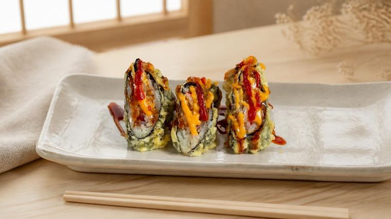 Volcano Roll at Sushi Heaven